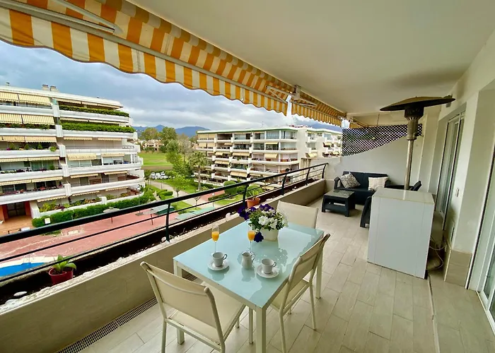 Hb- Con Vistas Y Terraza En Guadalmina 公寓 马尔韦利亚